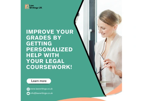 Get UK's top notch Law Course Work Writing Help
