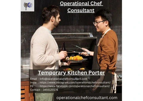 Efficient Kitchen Management: Leading with Temporary Kitchen Porter