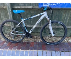 White MTB Cannondale