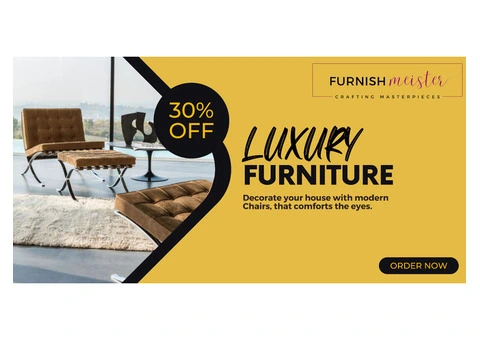 Buy Luxury Furniture From Furnish Mesiter in UK