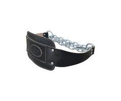 AQF Leather Dipping Belt Padded with Chain