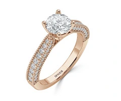 Round Diamond Vintage Engagement Ring for Your Proposal!