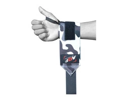 AQF Weight Lifting Wrist Wraps Bandage 13 Inch Camo