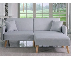 "Comfort & Versatility: Introducing the Zaina Fabric Sofa Bed Duo!" buy now