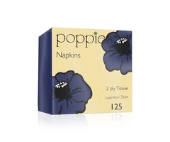 2ply Navy-Blue Napkin 33x33- Food Packaging Direct