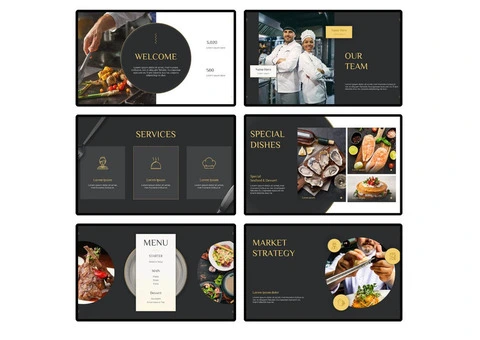 Restaurant PowerPoint presentation design