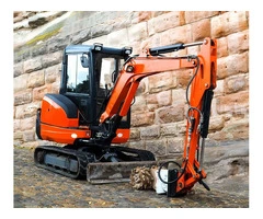 Compact Micro Digger Hire from D.Hall Plant - Access Tight Spaces