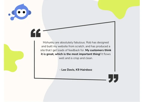 User friendly | Low maintenance | Website design by Mohunky - 5/7