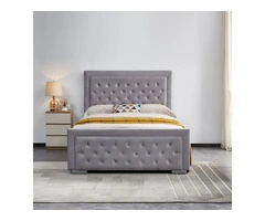 "Indulge in Plush Velvet Paradise: Your Dream Bed Awaits!" Buy Now