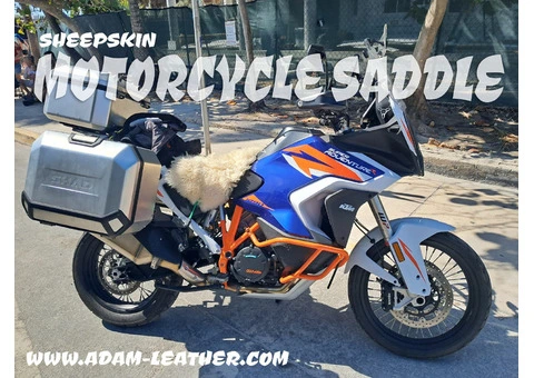 Motorcycle Sheepskin Rug - 1/3