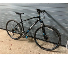 Black and Blue Hybrid Trek