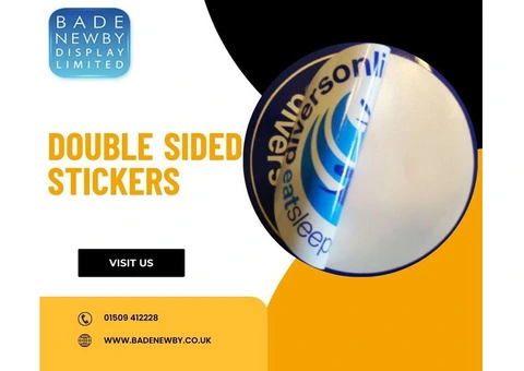 Enhancing Brand Visibility with Double Sided Stickers
