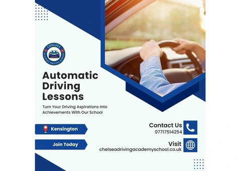 Advanced Automatic Driving Lessons in Kensington