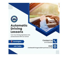 Advanced Automatic Driving Lessons in Kensington