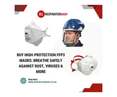 Buy High-Protection FFP3 Masks: Breathe Safely Against Dust, Viruses & More