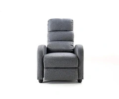 Introducing Our Luxe 1 Seater Regal Fabric Recliner!" buy now