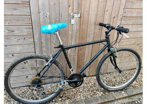 BYKE Ltd: Black and Green MTB Raleigh - 2/2