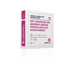 ActivHeal Silicone Foam Border Dressings 10cm x 10cm - Pack of 10