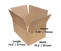 9 x 9 x 9 inch Single Wall Cardboard Boxes (SW10) – Crystal Mailing