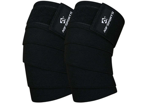 AQF 79 Inch Elasticated Knee Wraps Bandage Compression