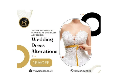 Wedding Dress Alteration Luton: Your Go-To Guide for Tailoring Your Dream Gown
