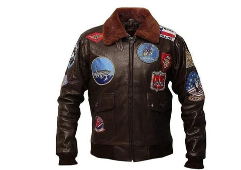 Jorde Calf Men’s Tom Cruise Top G1 Aviator Flight Jacket