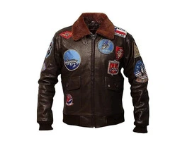 Jorde Calf Men’s Tom Cruise Top G1 Aviator Flight Jacket