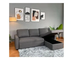 Your Corner of Luxury with the 3 Seater Regal Ottoman Corner Sofa Bed!" buy now