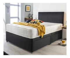 Discover Our King Size Divan Bed with Mattress!" buy now