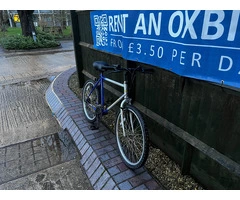 BYKE Ltd: Silver & Blue MTB Shogun