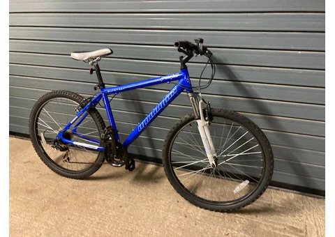 BYKE Ltd: Blue MTB Muddyfox