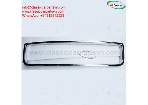 Datsun Roadster front grill frame (1962-1970) new by stainless steel - 2/4
