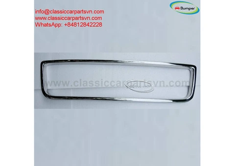 Datsun Roadster front grill frame (1962-1970) new by stainless steel - 3/4