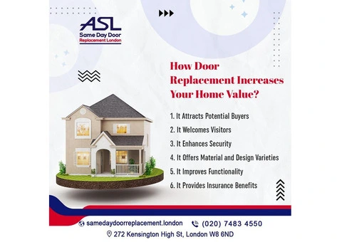 ASL Same Day Door Replacement in London.