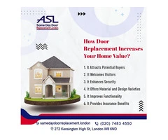 ASL Same Day Door Replacement in London.