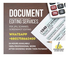 Photoshop Document Editing Services
