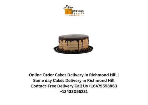 Online Order Cakes Delivery in Richmond Hill | Same day Cakes Delivery in Richmond Hill - 1/4