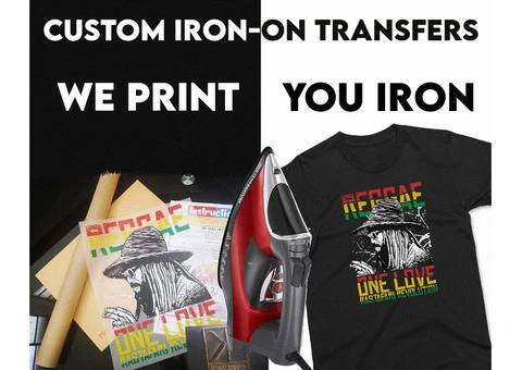 Easy Customization with Iron-On Heat Transfers - No Heat Presser Required