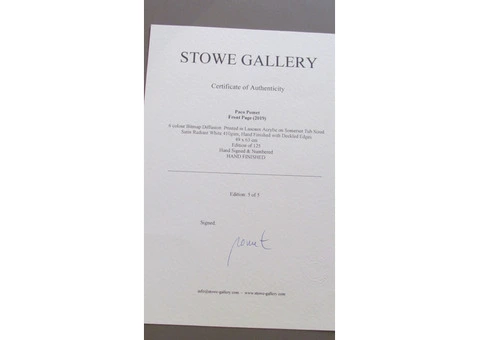 ‘Front Page’ by Paco Pomet…Hand Finished by Artist - 4/4