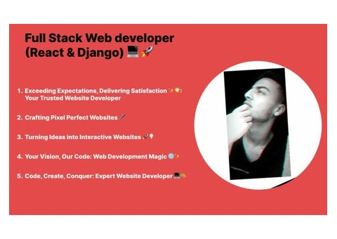 I will do website development for you