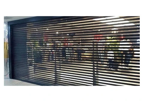 Custom perforated roller shutter designs