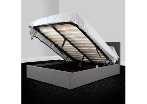 Introducing the Elo Upholstered Ottoman Bed Frame!