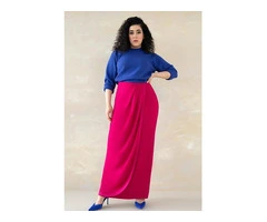 formal wrap skirt