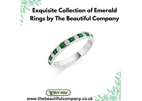 Platinum Emerald Rings - Exquisite Gemstone & Wedding Jewelry