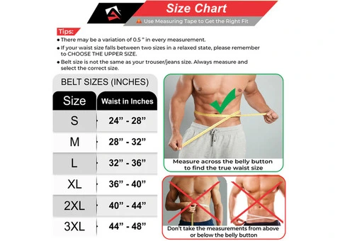 AQF Weight Lifting 4" Leather Belt - 1/7