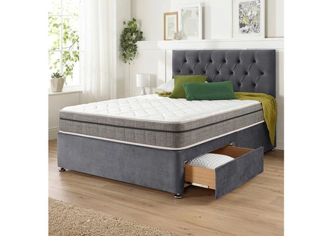 Luxuriate in Comfort with our Plush Divan Bed!