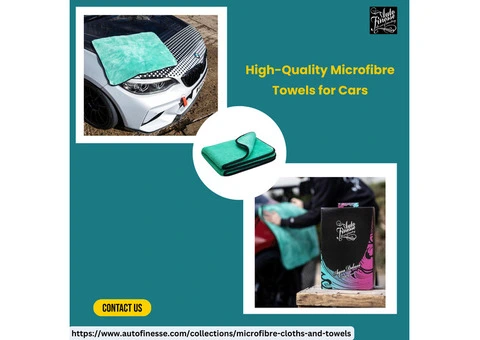 High-Quality Microfibre Towels for Cars - Auto Finesse