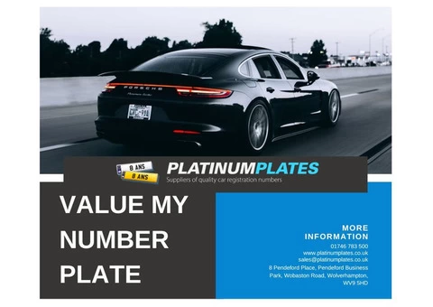 Get Free Value My Number Plate Services Online From The Best Place