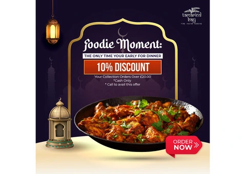Tamarind Bay | Enjoy 10% Off on Collection Orders Over £20 at Tamarind Bay!"
