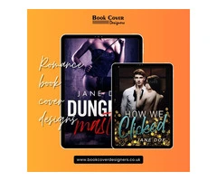 Romance book cover design in UK